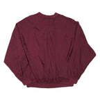 PORT COMPANY Mens Maroon Crew Neck L Sweatshirt Commercial Challenge Embroidered