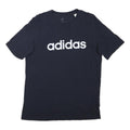 ADIDAS Mens Black Modern T-Shirt M Short Sleeve Crew Neck Cotton Blend