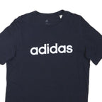 ADIDAS Mens Black Modern T-Shirt M Short Sleeve Crew Neck Cotton Blend