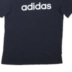 ADIDAS Mens Black Modern T-Shirt M Short Sleeve Crew Neck Cotton Blend