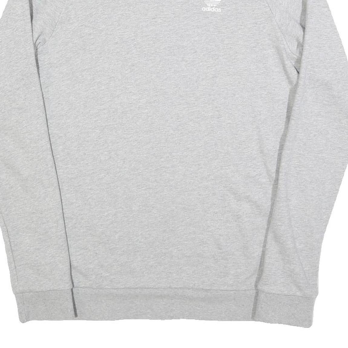 NIKE Mens Grey Cotton Blend Crew Neck S Sweatshirt Casual Lightweight