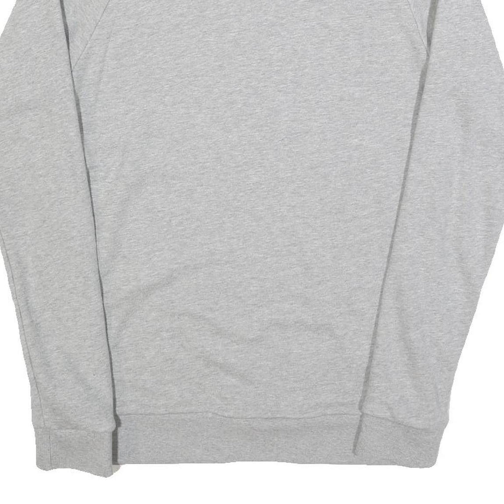 NIKE Mens Grey Cotton Blend Crew Neck S Sweatshirt Casual Lightweight