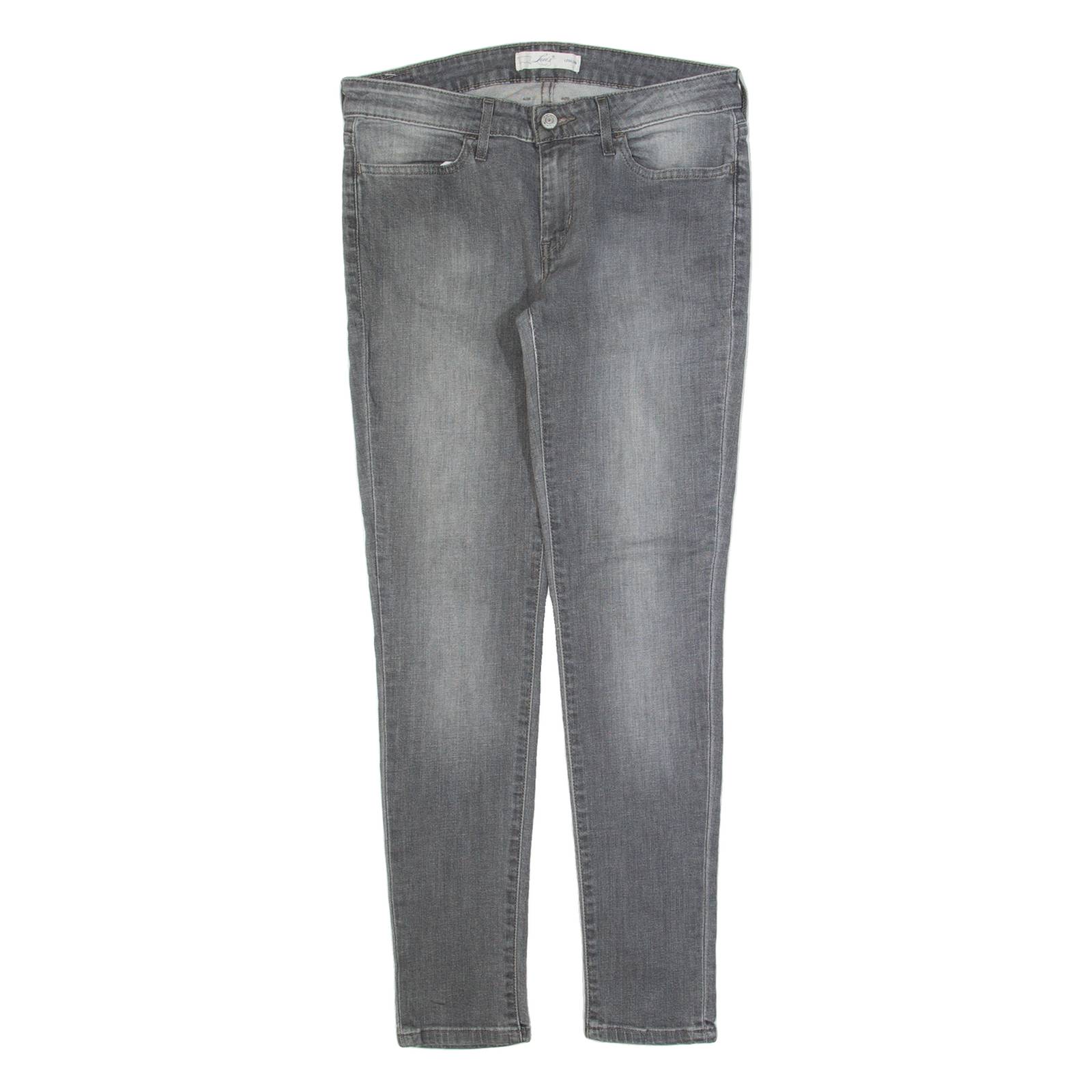 LEVI'S Womens Jeans Grey Slim Jegging Stone Wash W30 L30