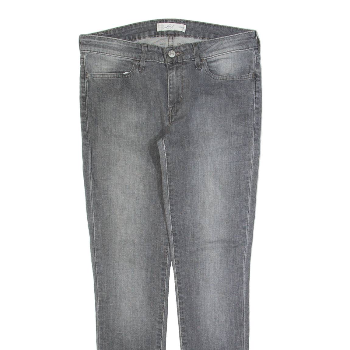 LEVI'S Womens Jeans Grey Slim Jegging Stone Wash W30 L30