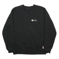 CARHARTT Mens Black Genesis Products Crew Neck M Cotton Blend Sweatshirt