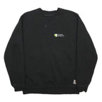 CARHARTT Mens Black Genesis Products Crew Neck M Cotton Blend Sweatshirt