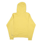 CHAMPION Mens Yellow Pullover Hoodie S Cotton Blend Casual Sweater