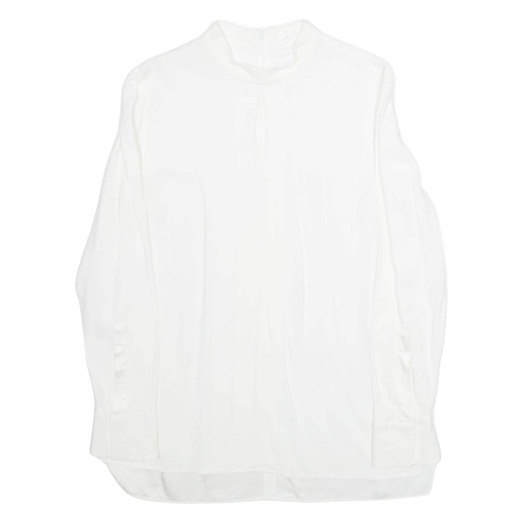 BOSS Womens Shirt White Long Sleeve M