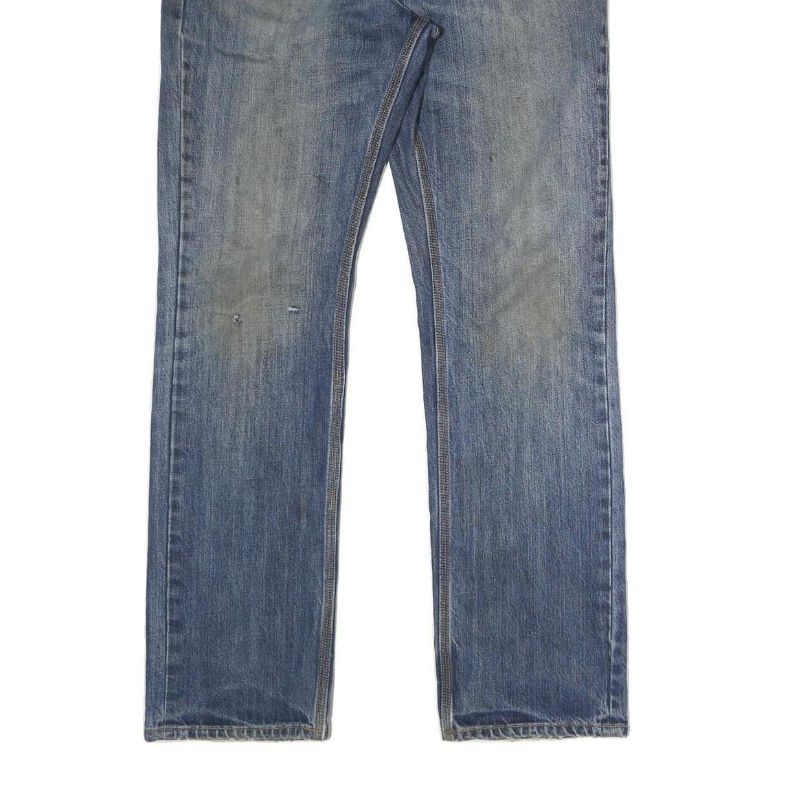 CARHARTT Mens Jeans Blue Regular Straight Denim Medium W36 L32 Classic Workwear