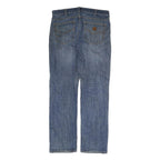 CARHARTT Mens Jeans Blue Regular Straight Denim Medium W36 L32 Classic Workwear