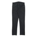 LEVI'S Mens Jeans Black Slim Skinny Denim W30 L32 Classic Zip Cotton Blend
