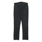 LEVI'S Mens Jeans Black Slim Skinny Denim W30 L32 Classic Zip Cotton Blend