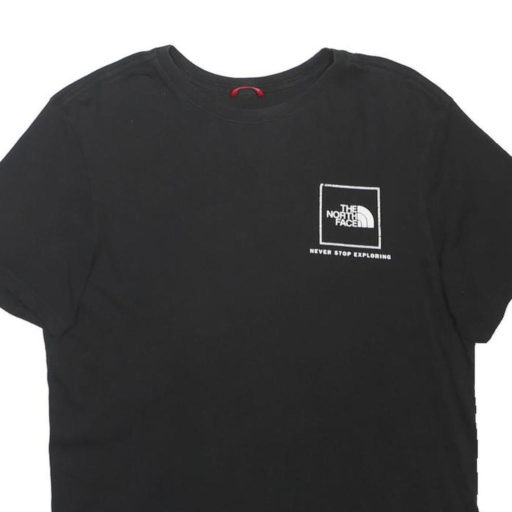 THE NORTH FACE Mens Black Logo Graphic T-Shirt M Short Sleeve Crew Neck Casual
