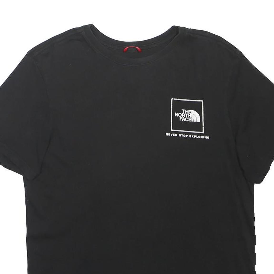 THE NORTH FACE Mens Black Logo Graphic T-Shirt M Short Sleeve Crew Neck Casual