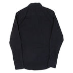 TOMMY HILFIGER Slim Fit Mens Plain Shirt Black Long Sleeve S