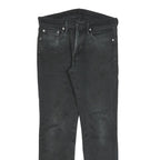 LEVI'S 511 Slim Mens Black Slim Jeans Denim Medium W32 L29 Zip Cotton Blend