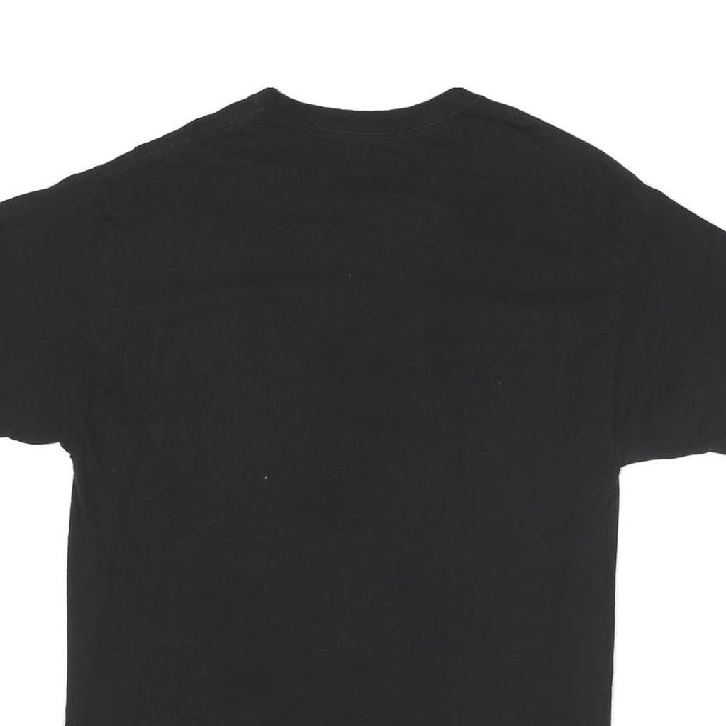 CHAMPION Mens Black SJSU Graphic T-Shirt L Short Sleeve Crew Neck Cotton Blend