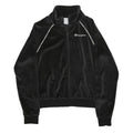 CHAMPION Womens Black Zip Jacket M Polyester Plain Casual Sportswear Track Top
