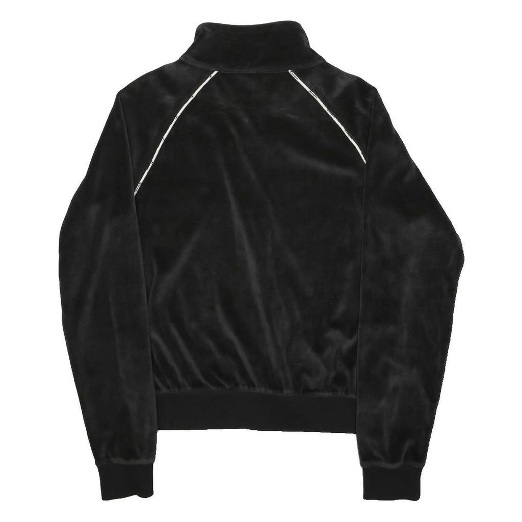 CHAMPION Womens Black Zip Jacket M Polyester Plain Casual Sportswear Track Top