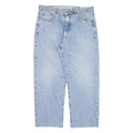 FACTICE Mens Jeans Blue Relaxed Straight W34 L24