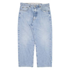 FACTICE Mens Jeans Blue Relaxed Straight W34 L24