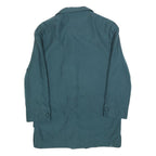 BIAGGINI Womens Teal Button Jacket S Polyester Blend Classic Elegant Button