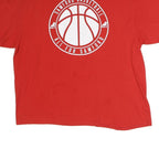 DELTA Mens Red Samford Basketball Graphic T-Shirt XL Short Sleeve Crew Neck