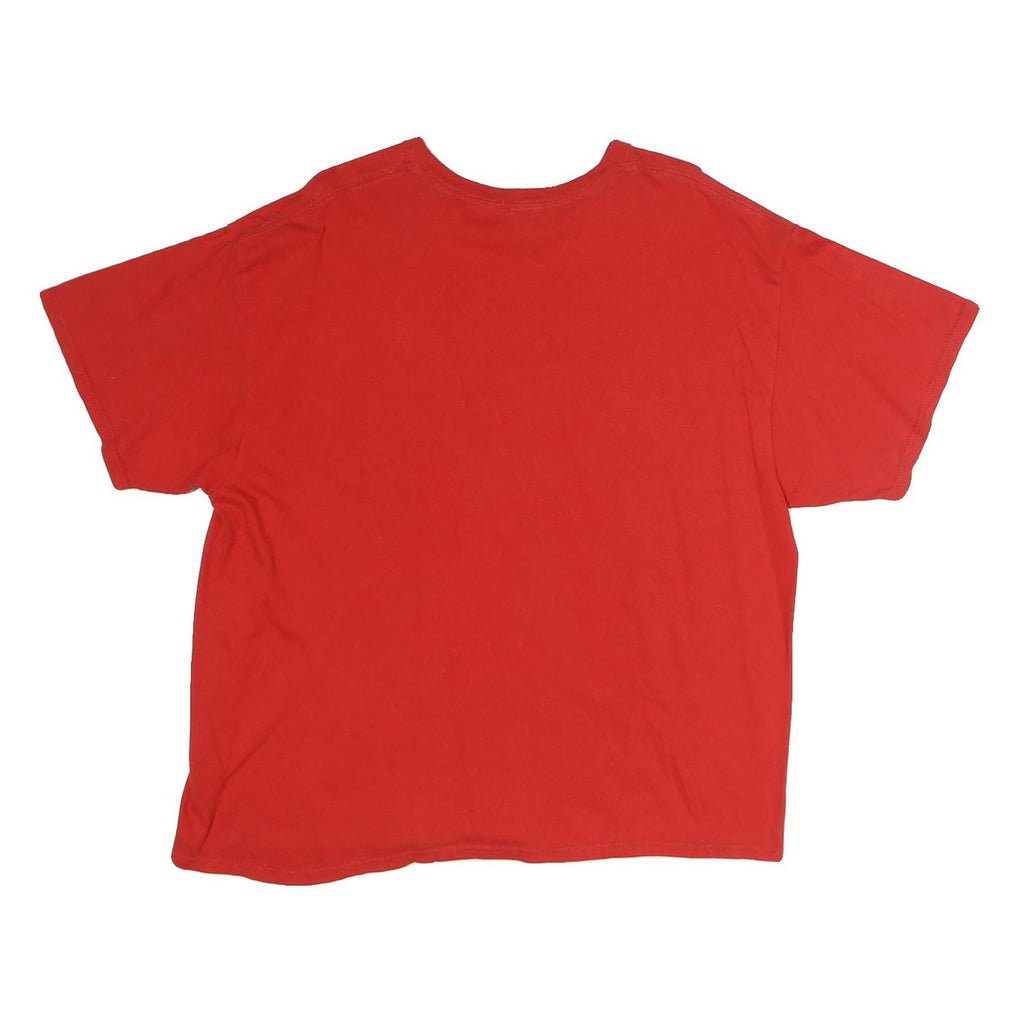 DELTA Mens Red Samford Basketball Graphic T-Shirt XL Short Sleeve Crew Neck