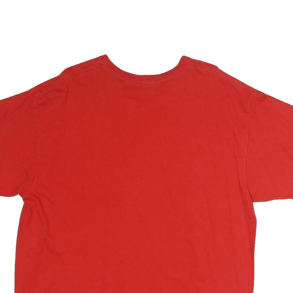 DELTA Mens Red Samford Basketball Graphic T-Shirt XL Short Sleeve Crew Neck