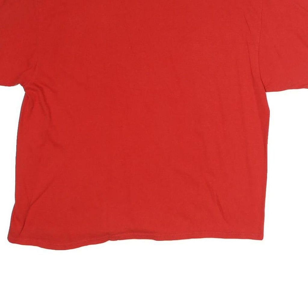 DELTA Mens Red Samford Basketball Graphic T-Shirt XL Short Sleeve Crew Neck