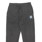 NIKE Mens Joggers Black L W33 L28 Cotton Blend Drawstring Casual Fit