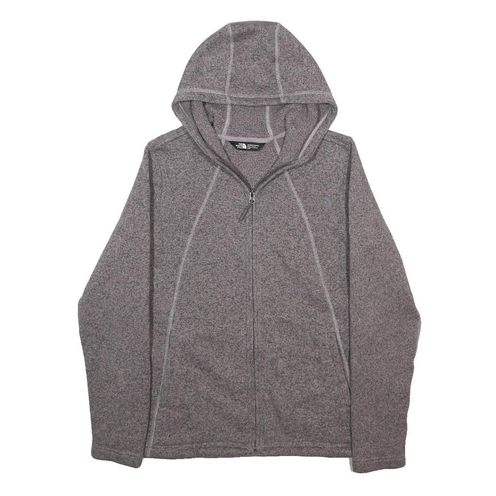 THE NORTH FACE Womens Grey Full Zip Hoodie S Lightweight Outdoor Jacket