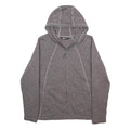 THE NORTH FACE Womens Grey Full Zip Hoodie S Lightweight Outdoor Jacket