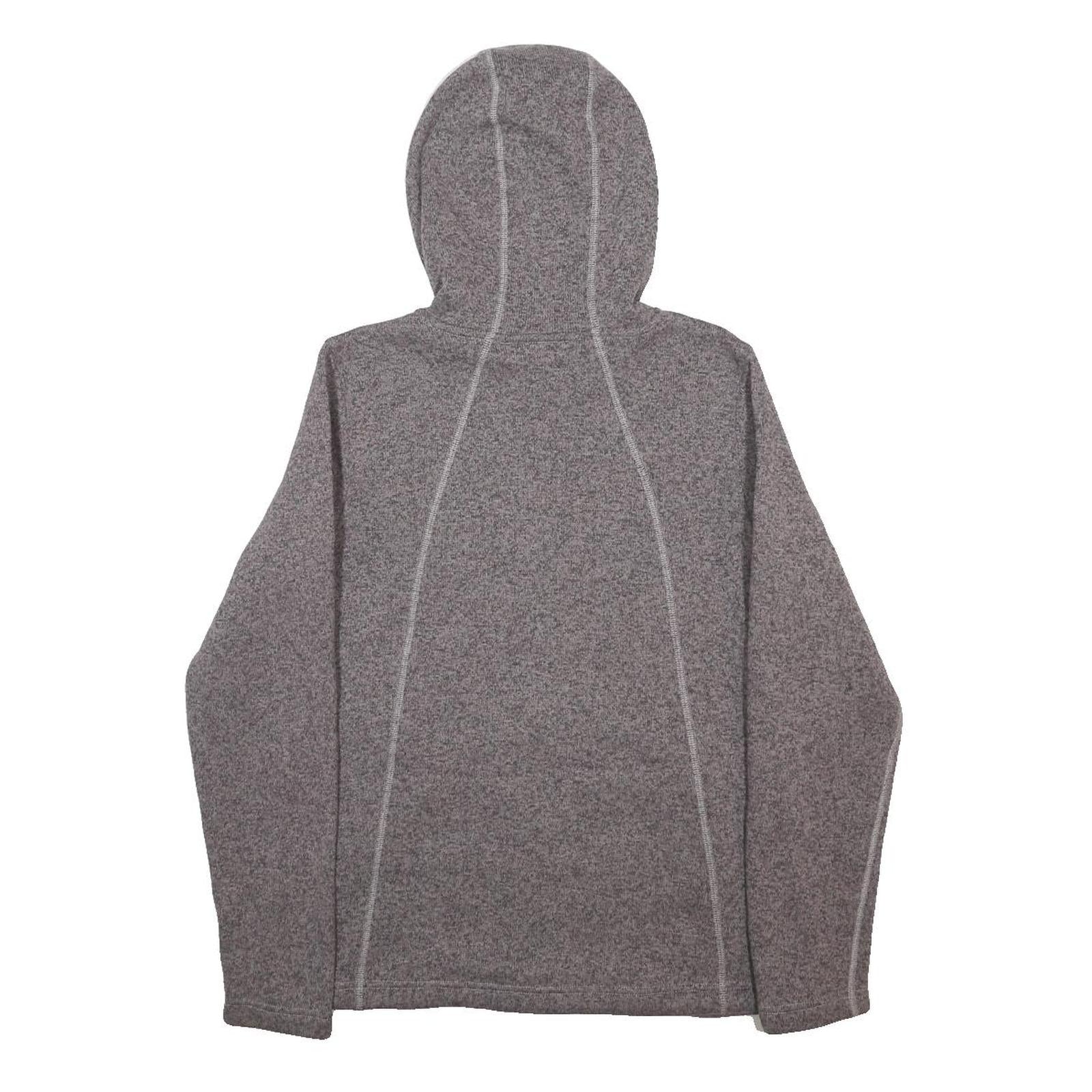 THE NORTH FACE Womens Grey Full Zip Hoodie S Lightweight Outdoor Jacket