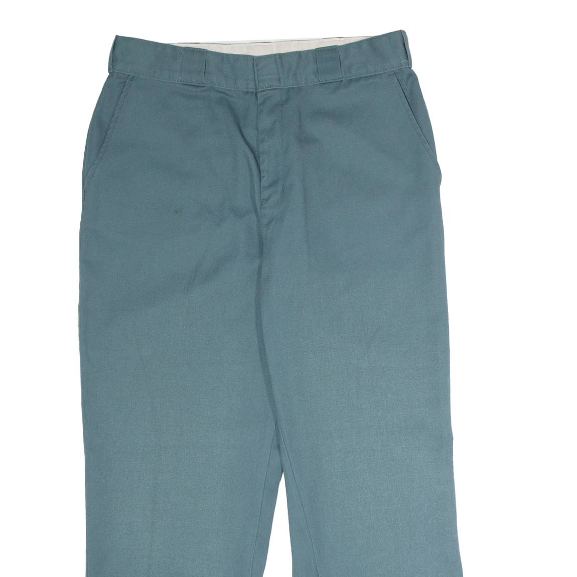 DICKIES X Urban Outfitters Workwear Womens Twill Trousers Green Straight W32 L27