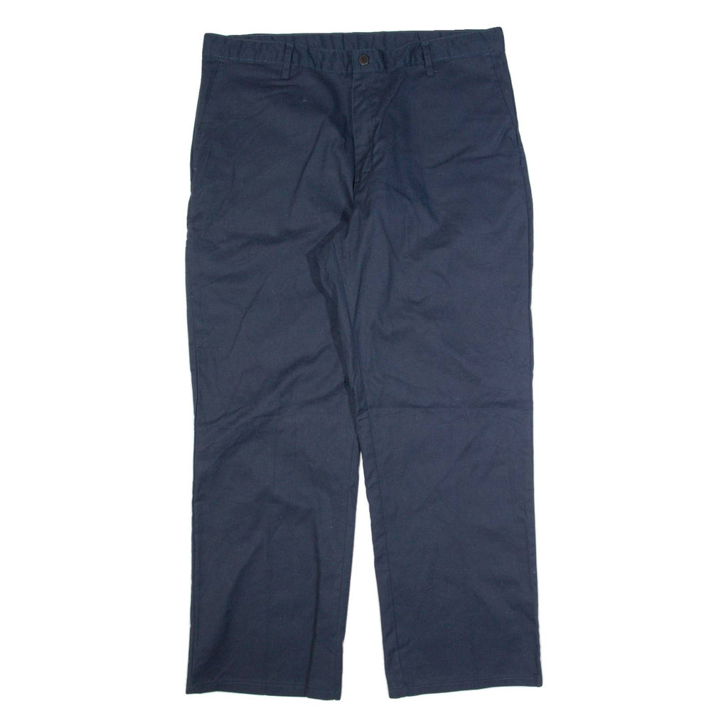 DICKIES Workwear Mens Trousers Blue Regular Straight W38 L30