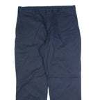 DICKIES Workwear Mens Trousers Blue Regular Straight W38 L30