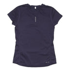 NIKE RUNNING Womens Navy Blue Running T-Shirt S Short Sleeve Crew Neck