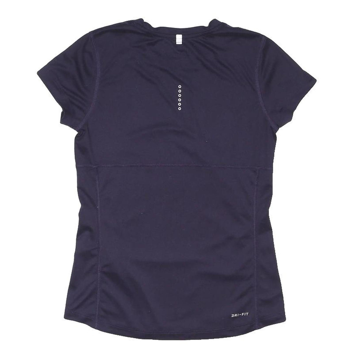 NIKE RUNNING Womens Navy Blue Running T-Shirt S Short Sleeve Crew Neck