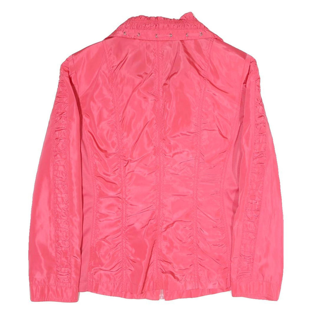 CANDA Womens Pink Outdoor Jacket L Polyester Blend Microfibre Plain Zip