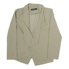 TODAY Womens Beige Jacket S Polyester Plain Classic Fit Soft Comfortable
