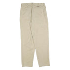 DICKIES Mens Cotton Blend Beige Relaxed Straight Trousers W30 L30 Workwear