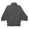 MARKS & SPENCER Womens Grey Plain Roll Neck Jumper Acrylic Blend UK 14