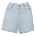 Mens Light Blue Casual Denim Shorts S W28 Cotton Blend Pockets Relaxed Fit