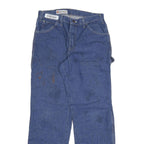 DICKIES Mens Jeans Blue Regular Straight Denim W30 L32 Workwear Utility