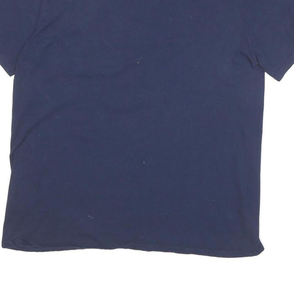 NIKE Mens Blue Tri-West Volleyball Graphic T-Shirt L Short Sleeve Crew Neck