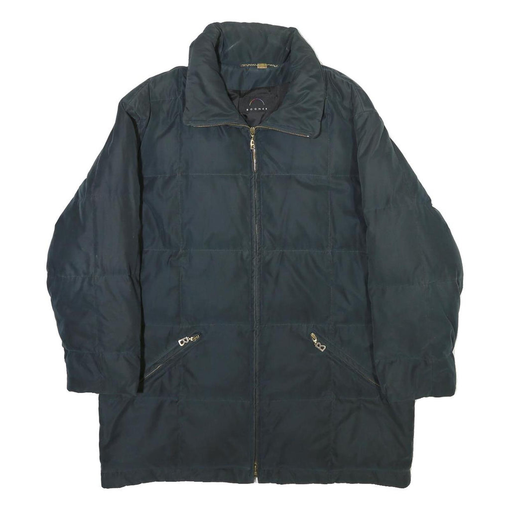 BOGNER Womens Black Outdoor Jacket XL Polyester Blend Plain Zip Warm Winter