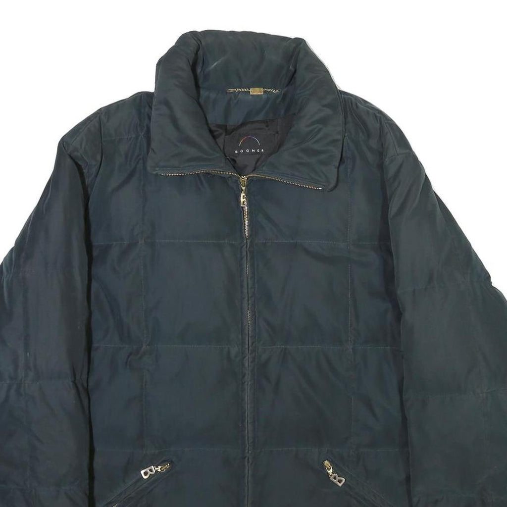 BOGNER Womens Black Outdoor Jacket XL Polyester Blend Plain Zip Warm Winter