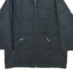 BOGNER Womens Black Outdoor Jacket XL Polyester Blend Plain Zip Warm Winter