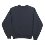 SPORTY & RICH Womens Navy Blue Wellness Crew Neck S Sweatshirt Cotton Blend